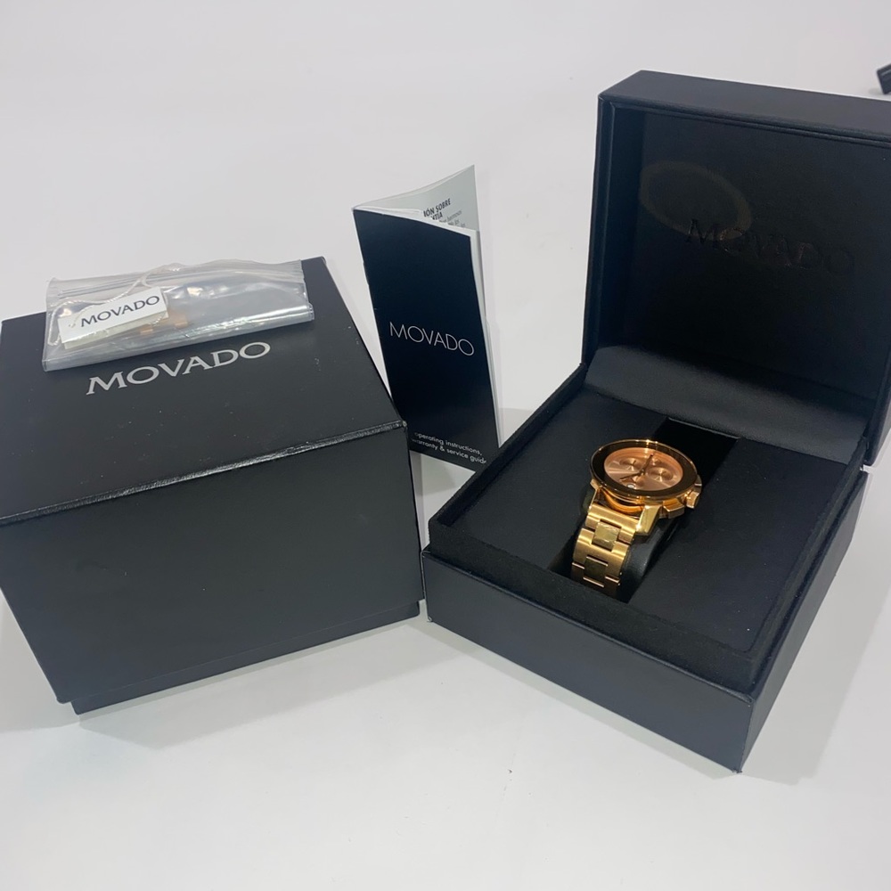 Movado Bold Rose Gold Watch 3600077